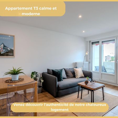 Chez Gwen I T3 I Gaillard Apartment Luaran gambar