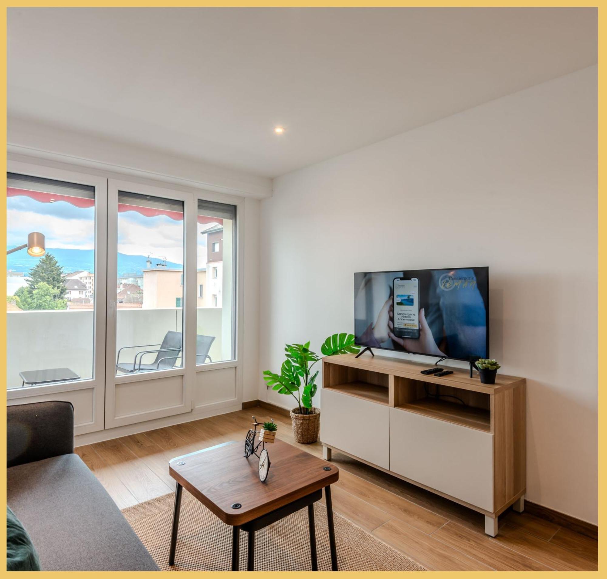 Chez Gwen I T3 I Gaillard Apartment Luaran gambar