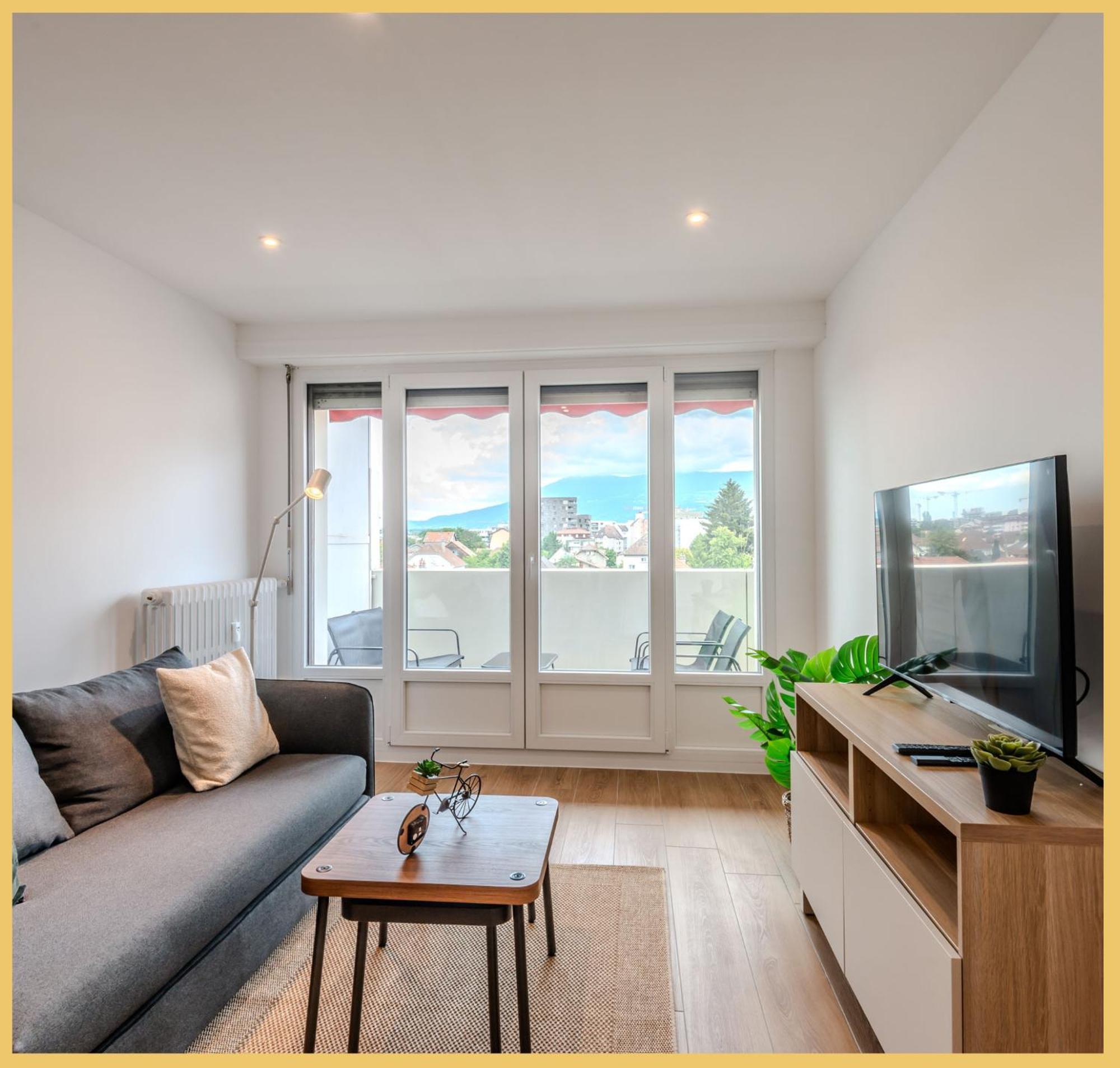 Chez Gwen I T3 I Gaillard Apartment Luaran gambar