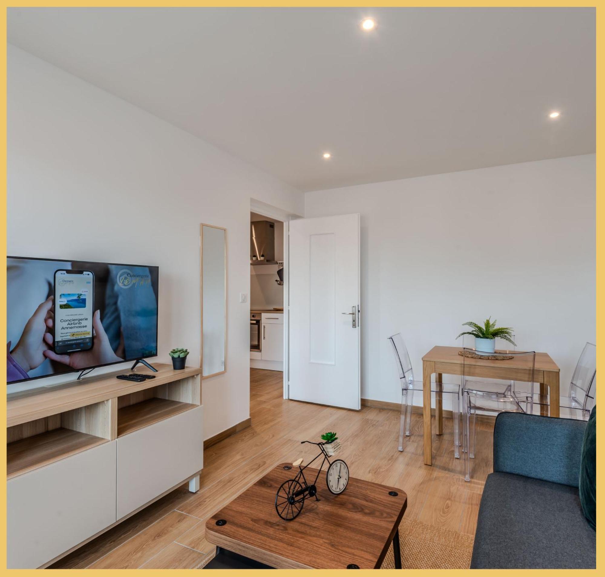 Chez Gwen I T3 I Gaillard Apartment Luaran gambar